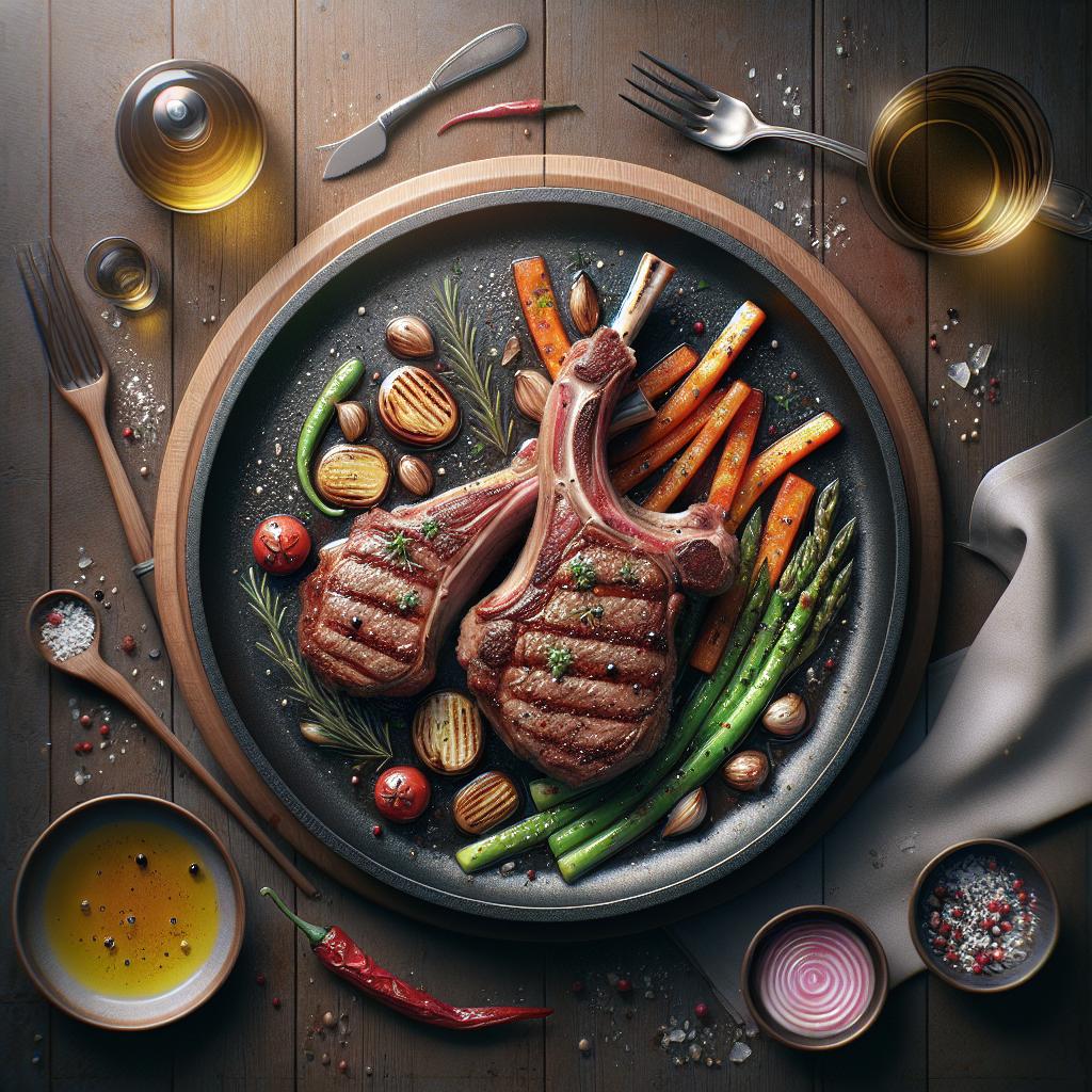 Pan-seared Lamb Chops