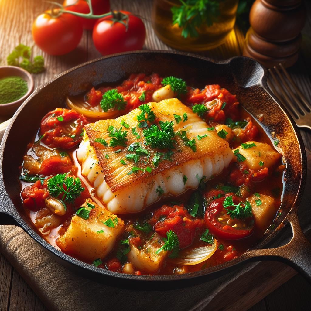 Pan-seared Cod