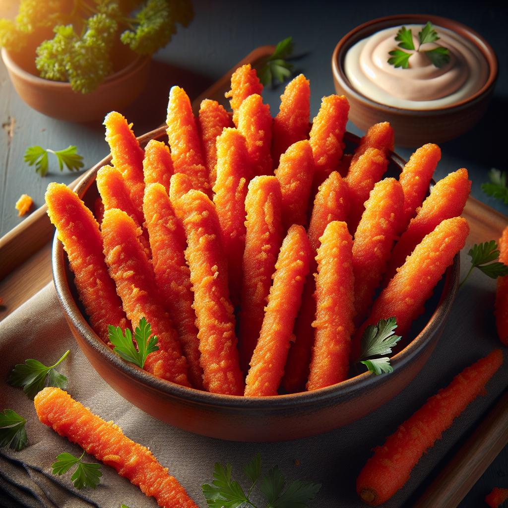 Fried Carrot Sticks