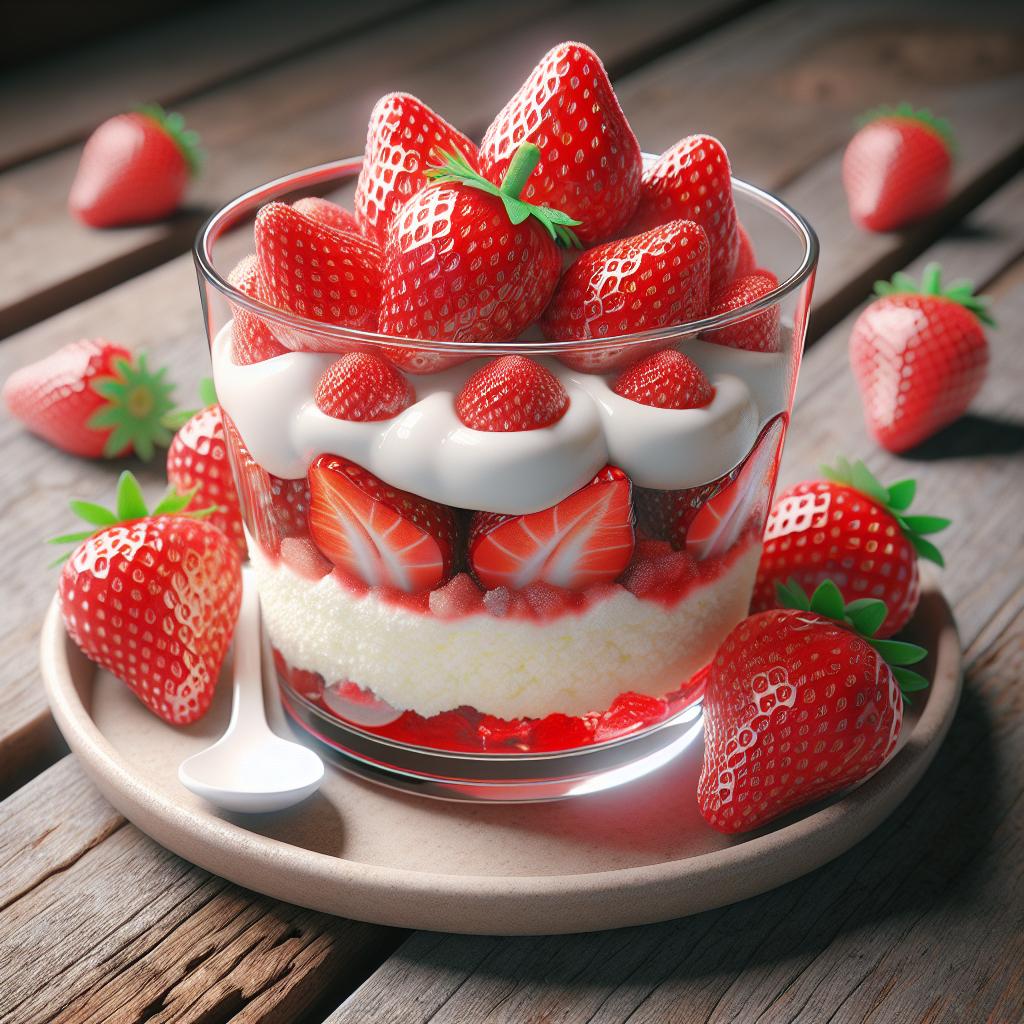 Ricotta and Strawberry Cups