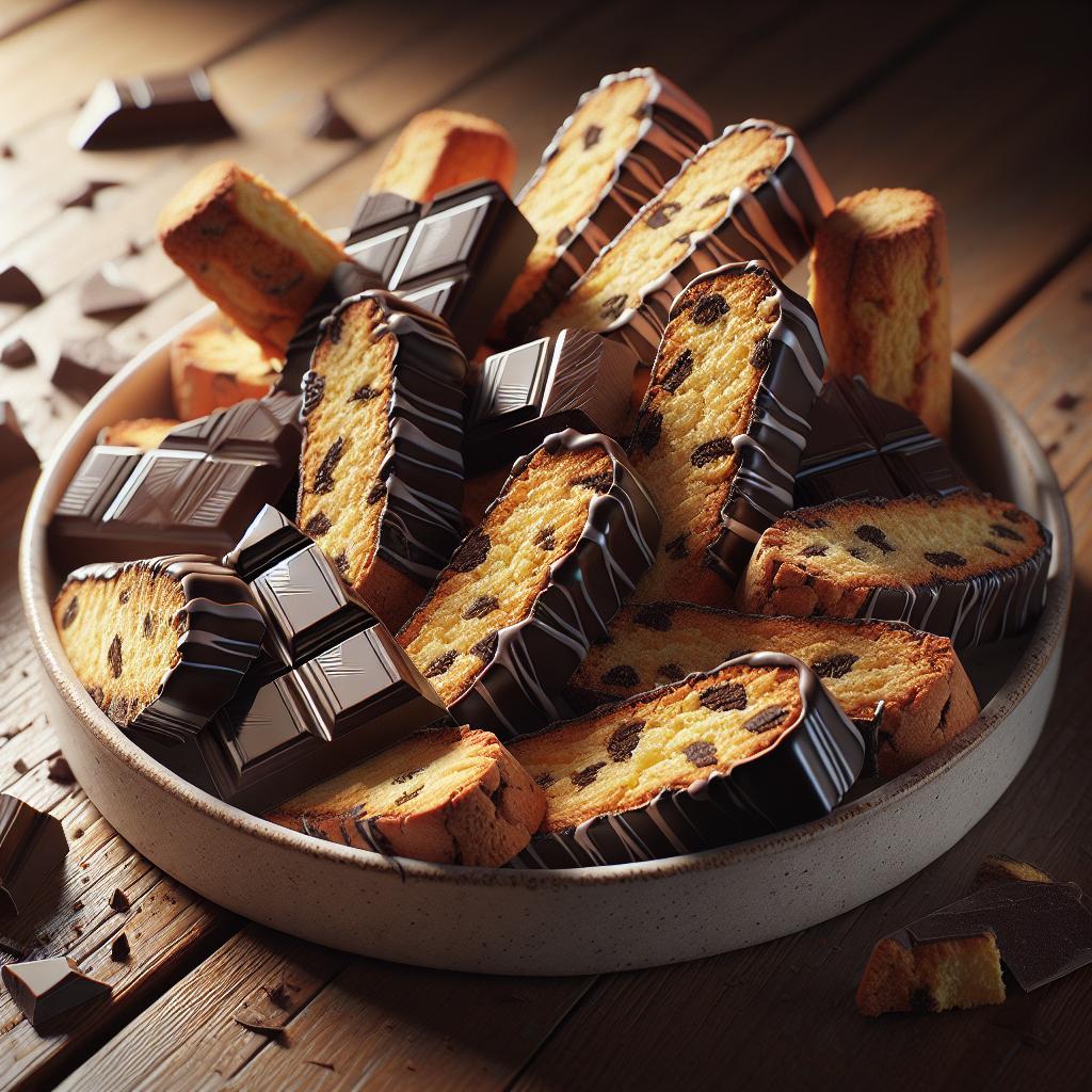 Chocolate Covered Coconut Biscuits