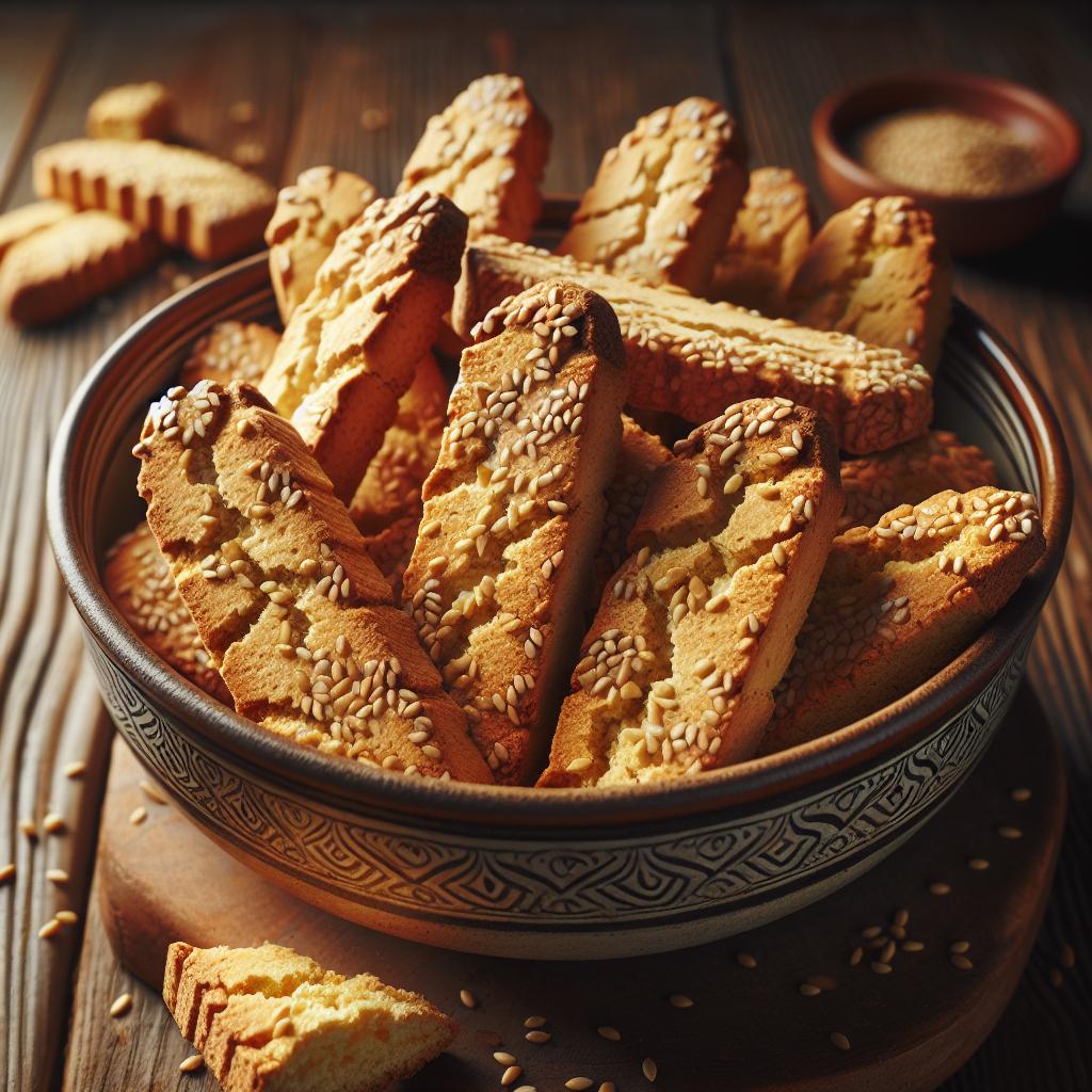 Sesame Biscuits