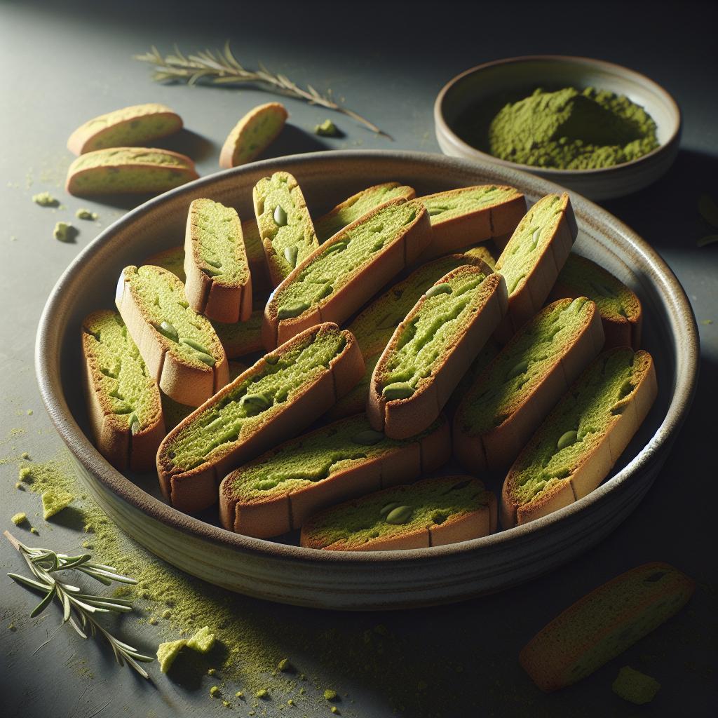 Matcha Tea Biscuits