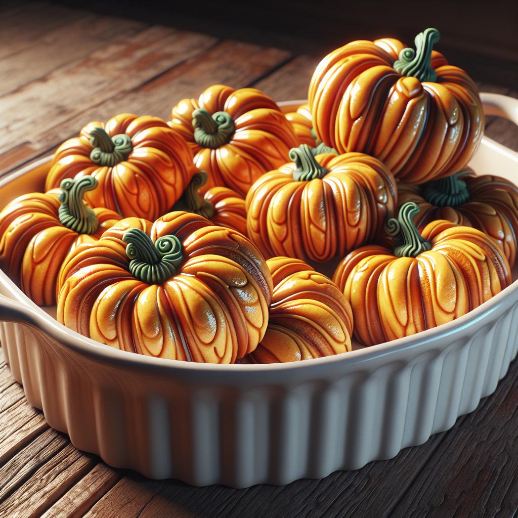 Pumpkin Shaped Glazed Cookies