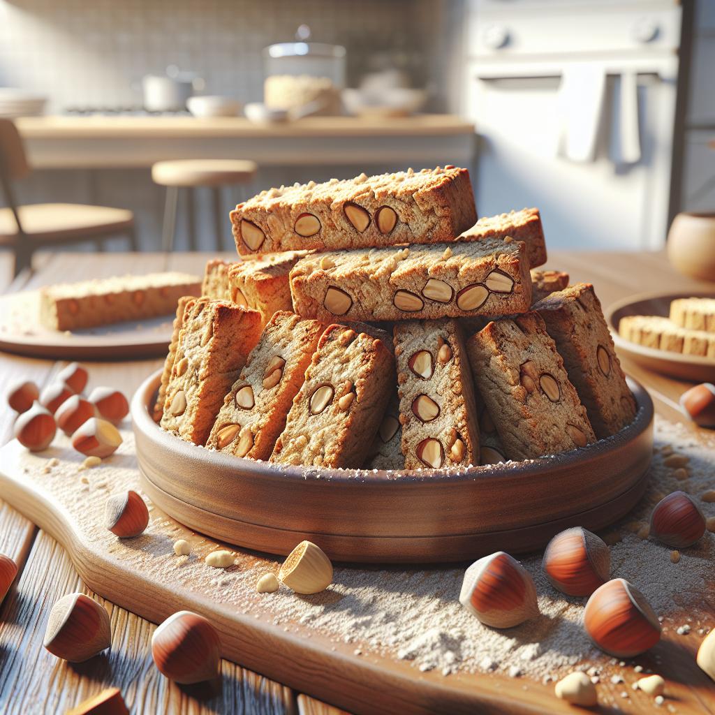 Whole wheat hazelnut cookies