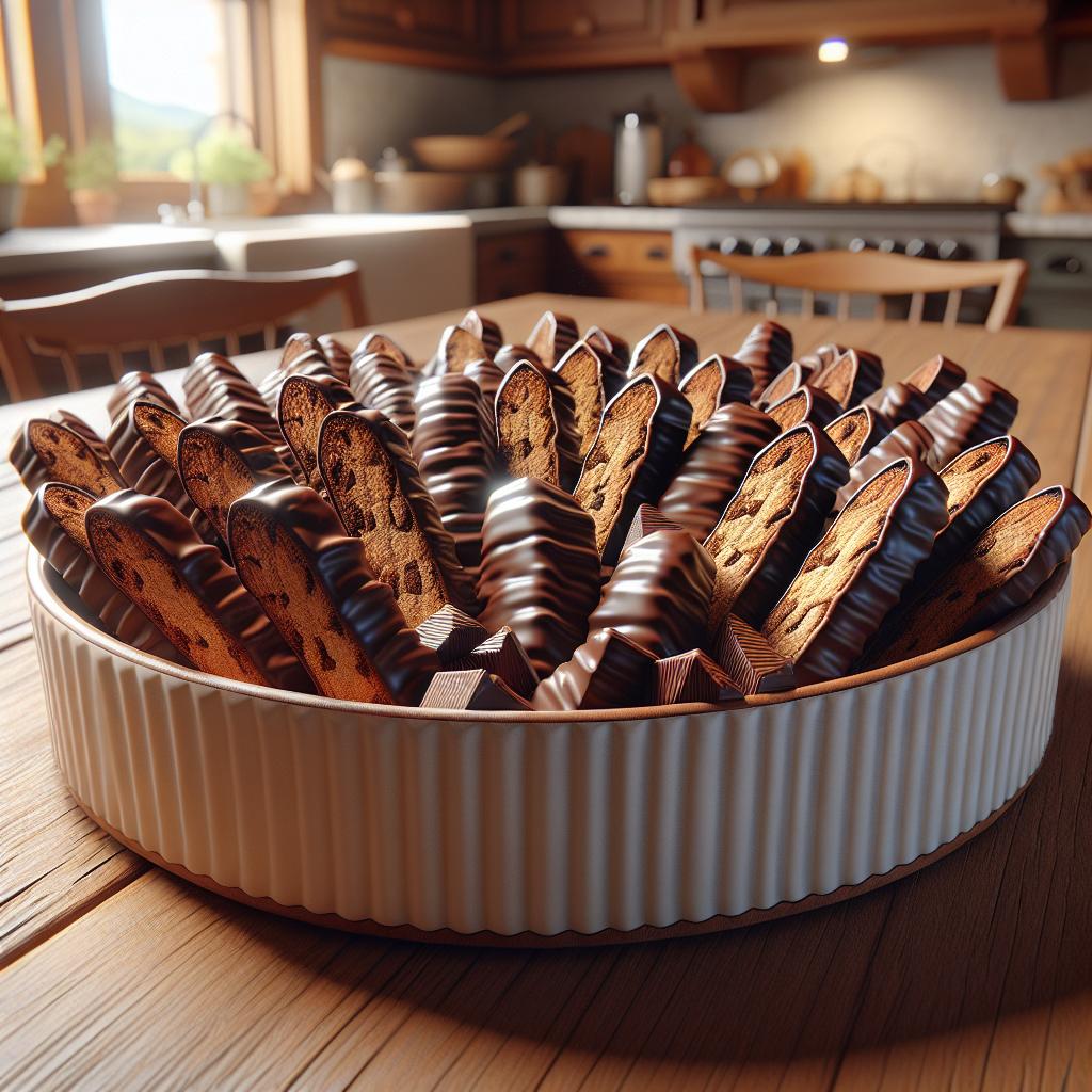 Chocolate Dunking Biscuits