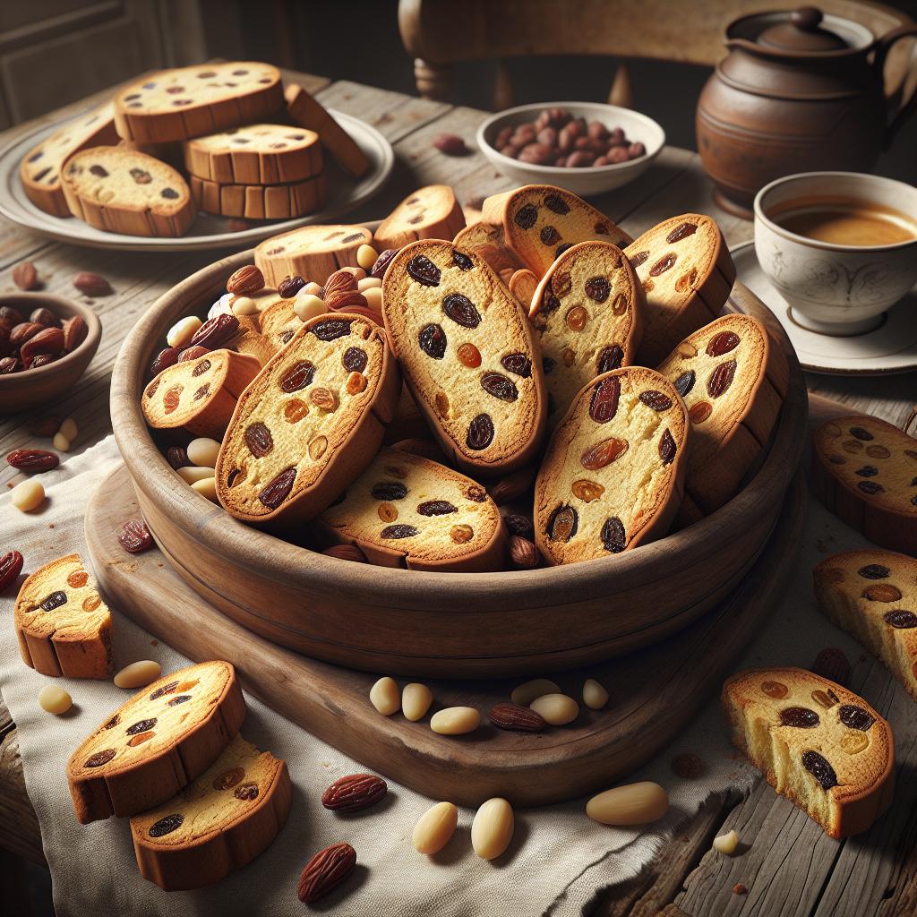 Raisin and Pine Nut Biscuits