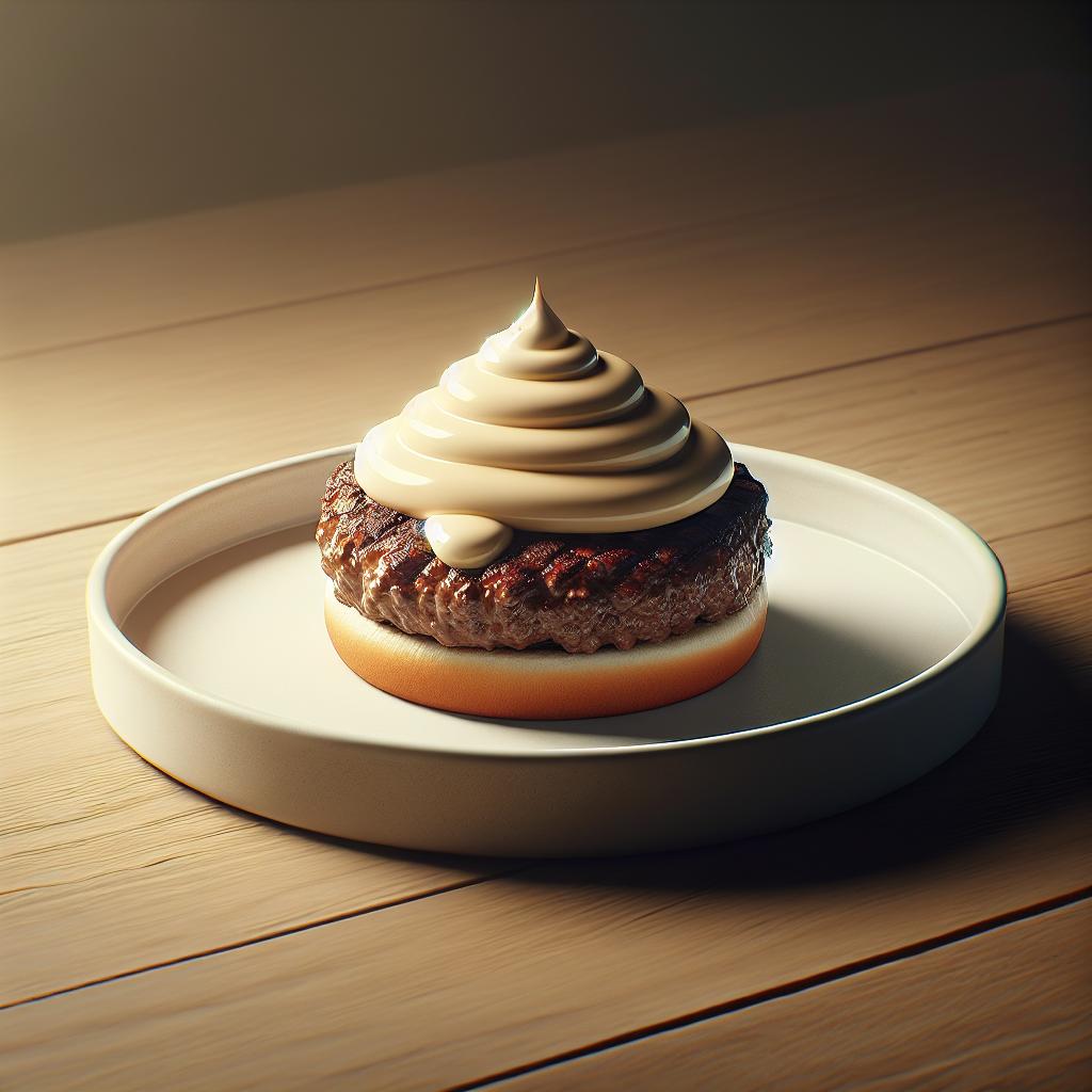 Beef Burger with Soy Mayonnaise