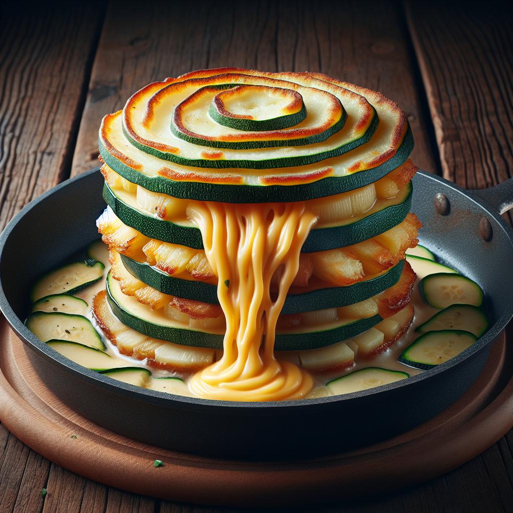 Potato and Zucchini Burgers with Melting Heart