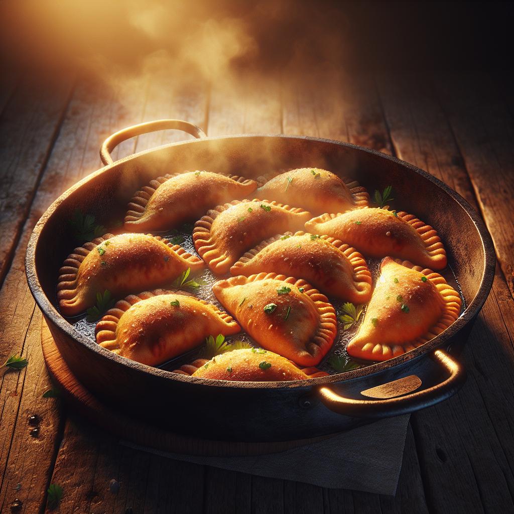 Pan-fried Potato Calzones