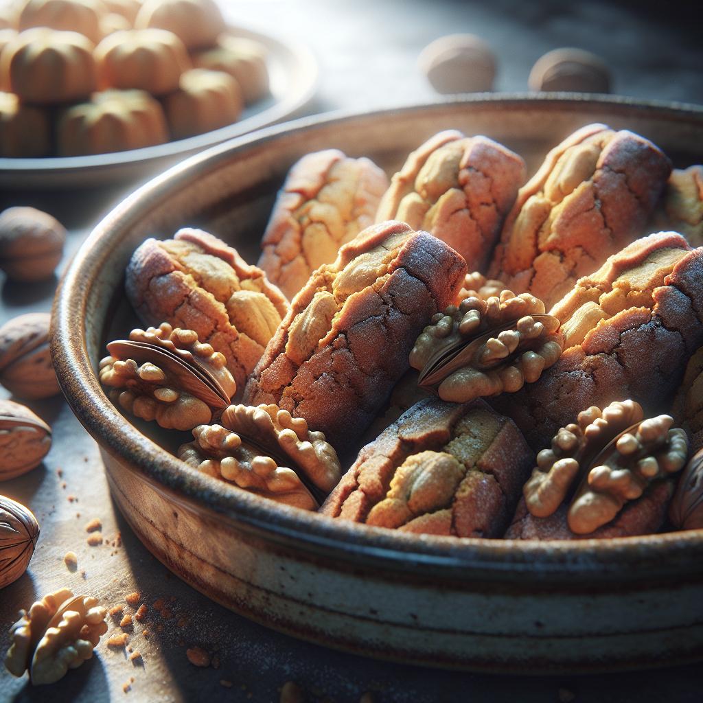 Cantucci with walnuts