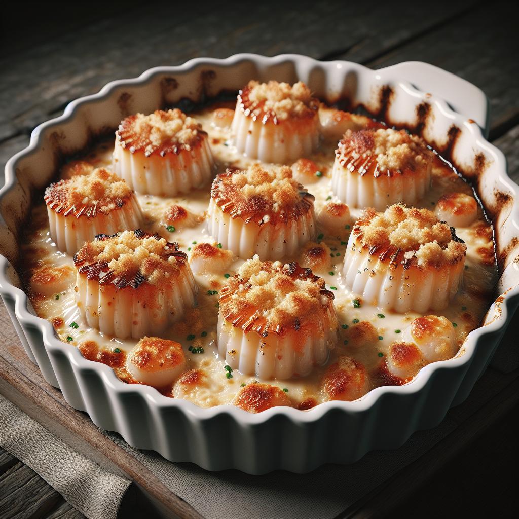 Baked Scallops