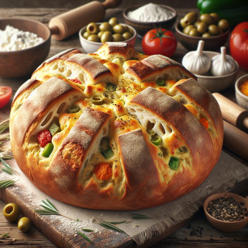 Vegetarian Casatiello
