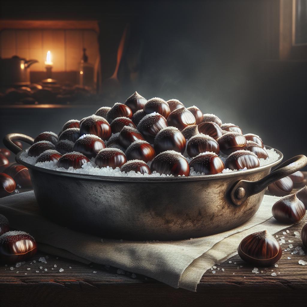 Salt Roasted Chestnuts
