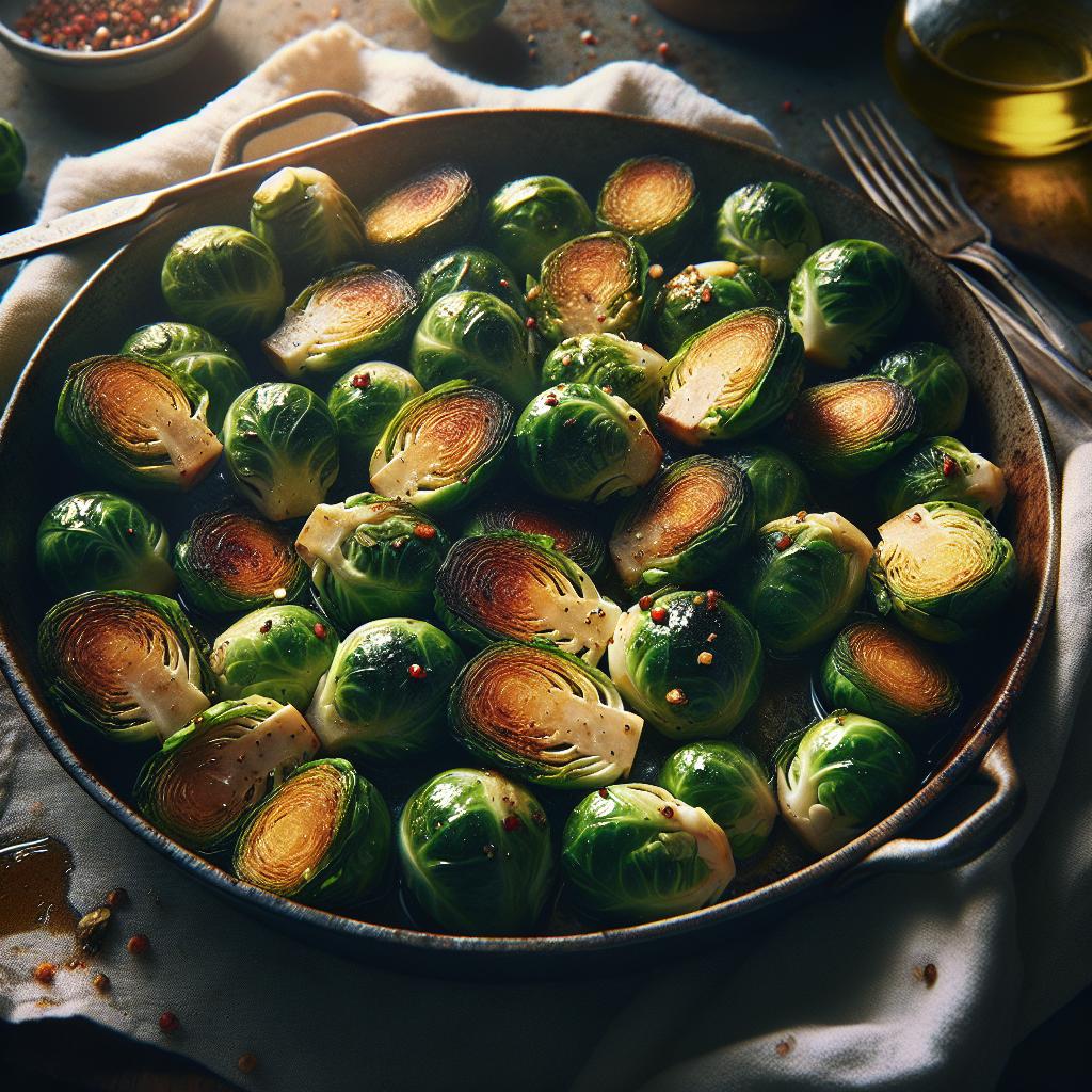 Oven-baked Smashed Brussels Sprouts