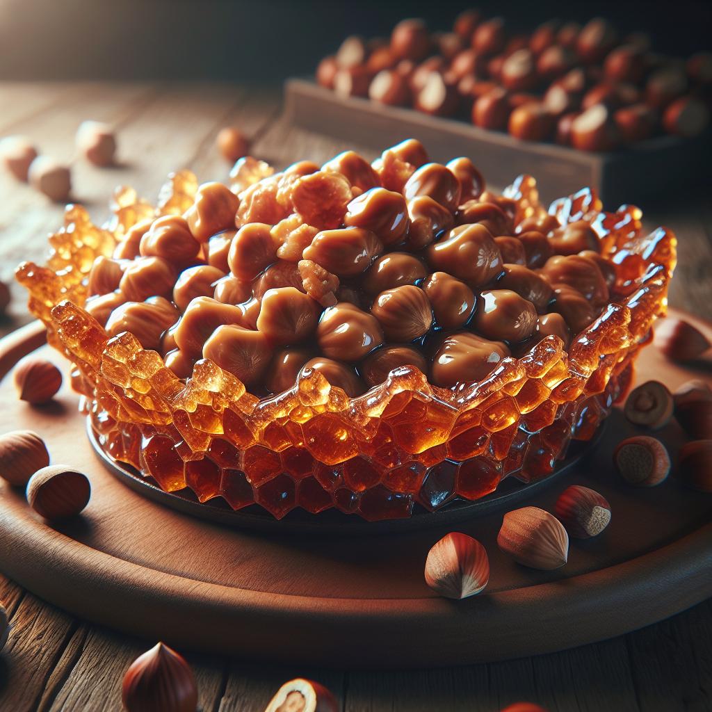 Hazelnut Brittle Basket