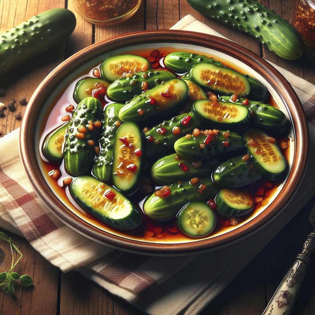 Sweet and Sour Cucumbers