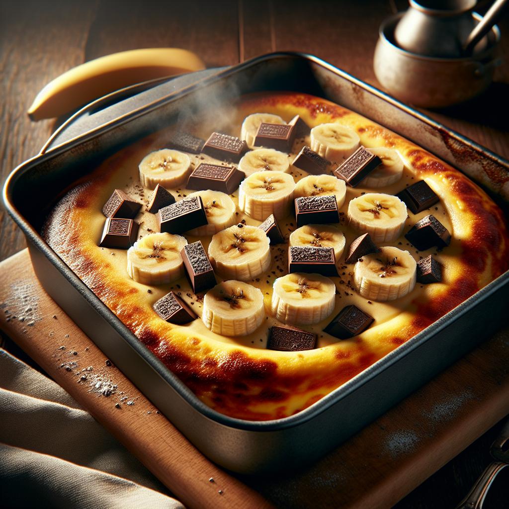 Cheesecake banane e cioccolato
