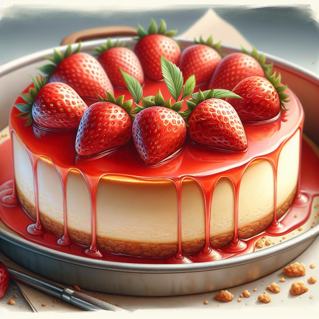 Indulgent Strawberry Cheesecake