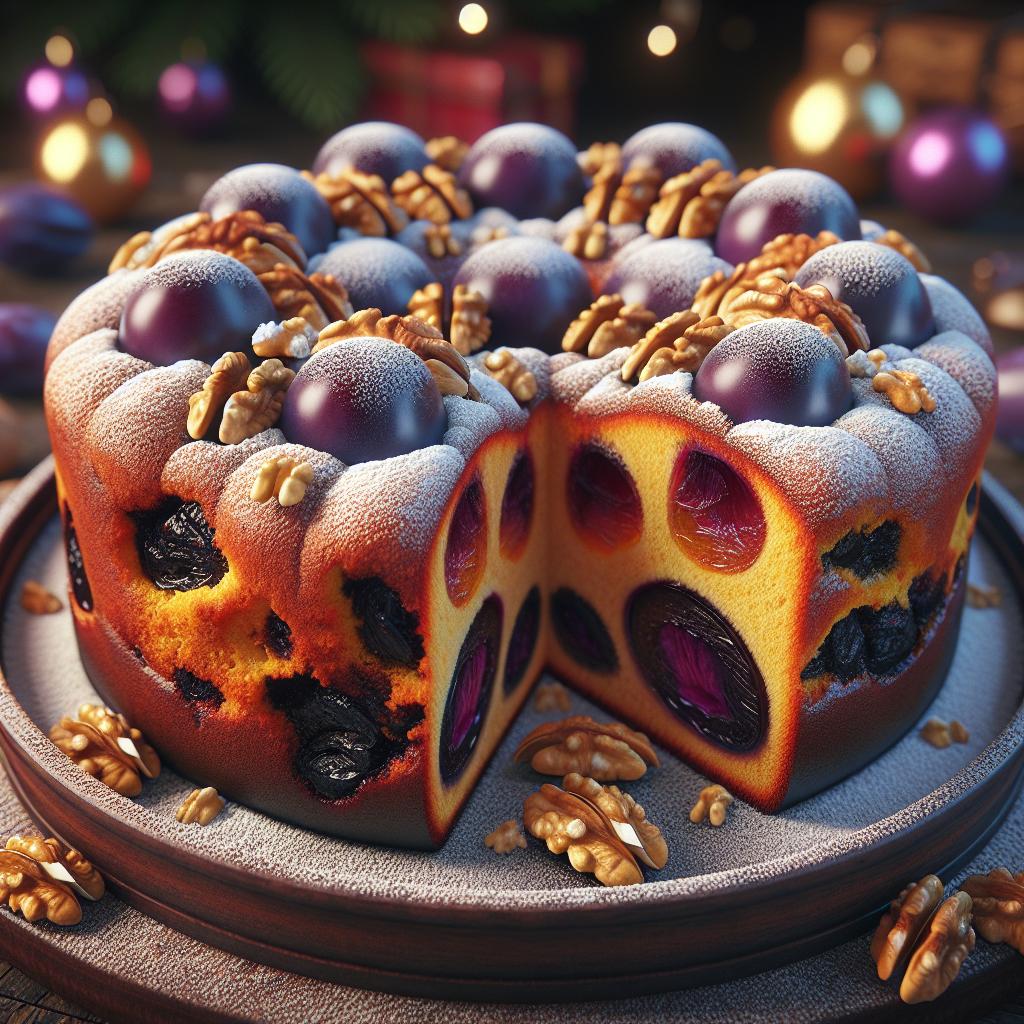 Christmas Plumcake alle Noci