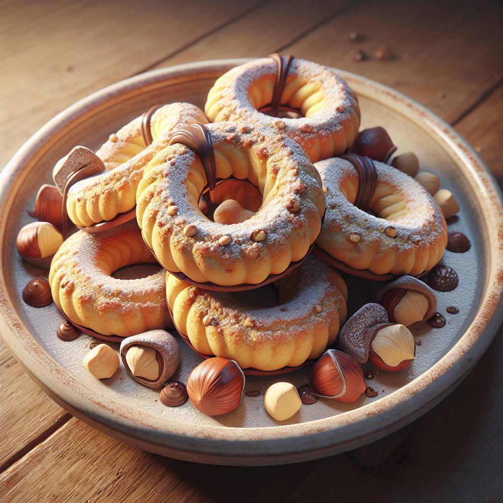 Chocolate and Hazelnut Donuts