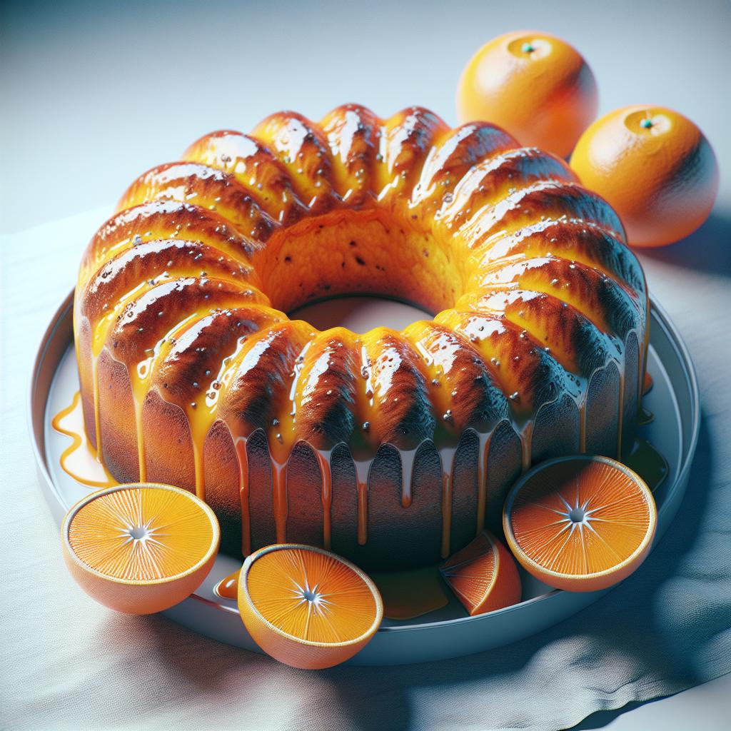 Whole Wheat Orange Ciambellone Cake