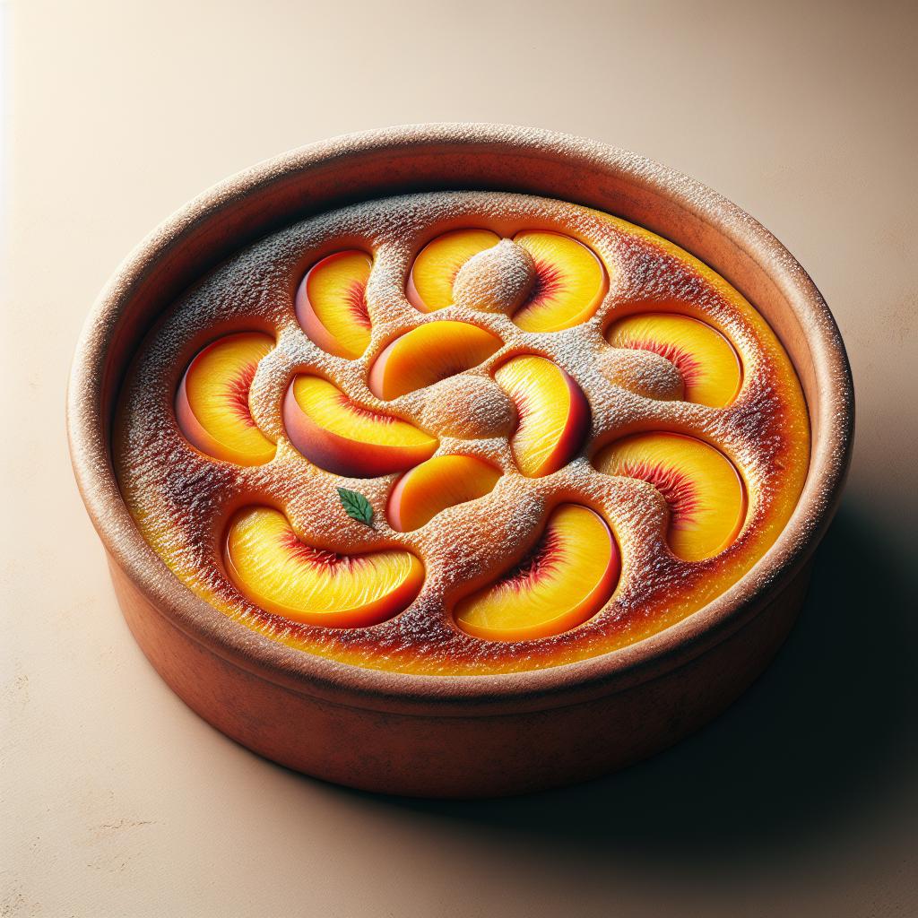 Peach Clafoutis