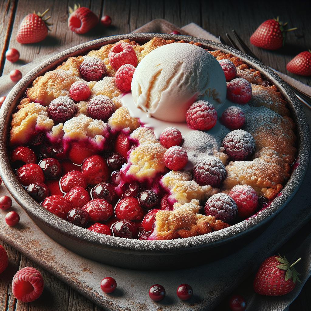 Red Berry Cobbler