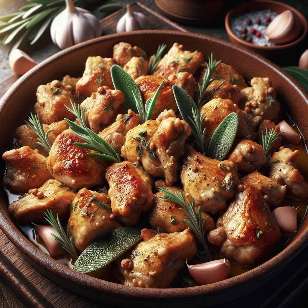 Fried Rabbit with Herbs