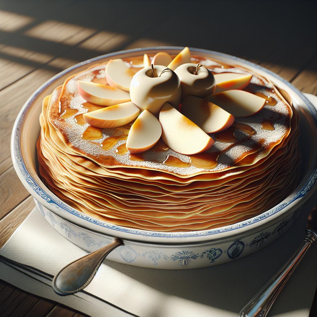 Apple Crepe Cake