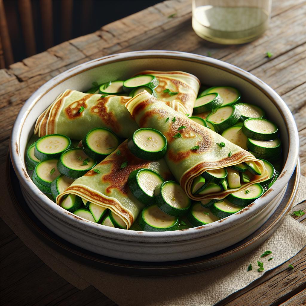 Zucchini Crepes