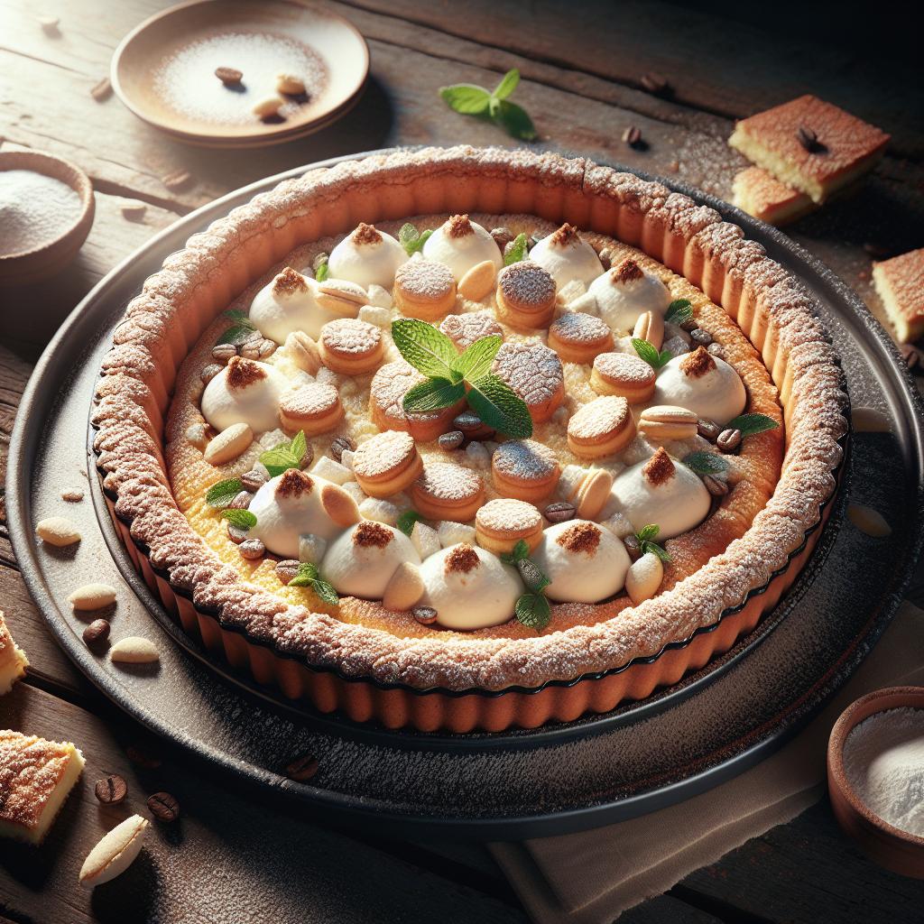 Ricotta, Amaretti and Coffee Tart