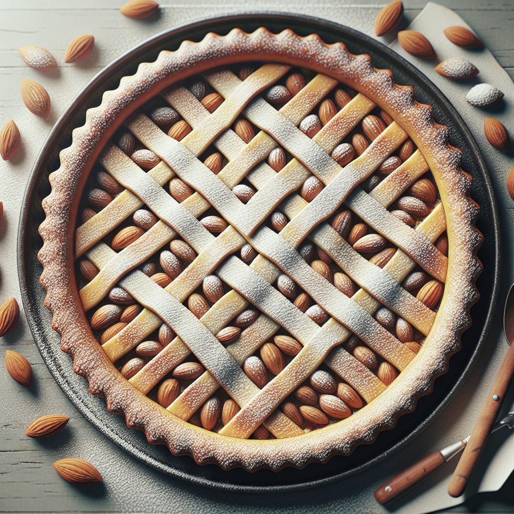 Tart with frangipane cream