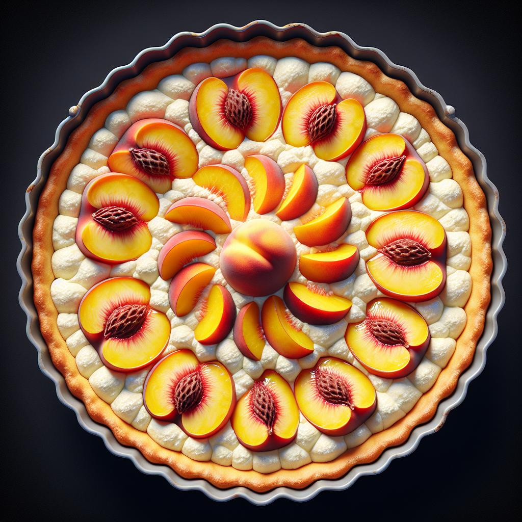 Ricotta and Peach Tart