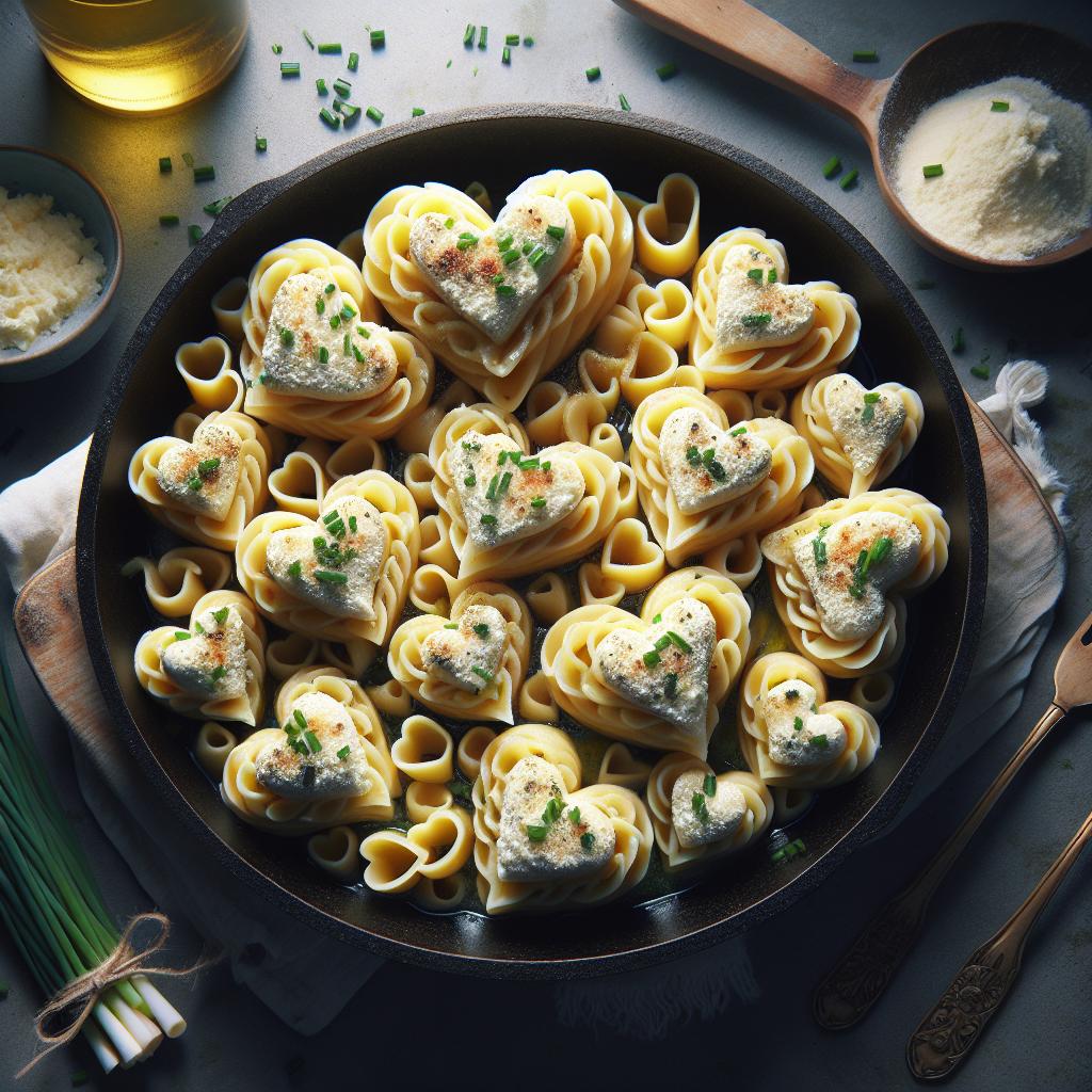 Hearts with Goat Cheese and Chives