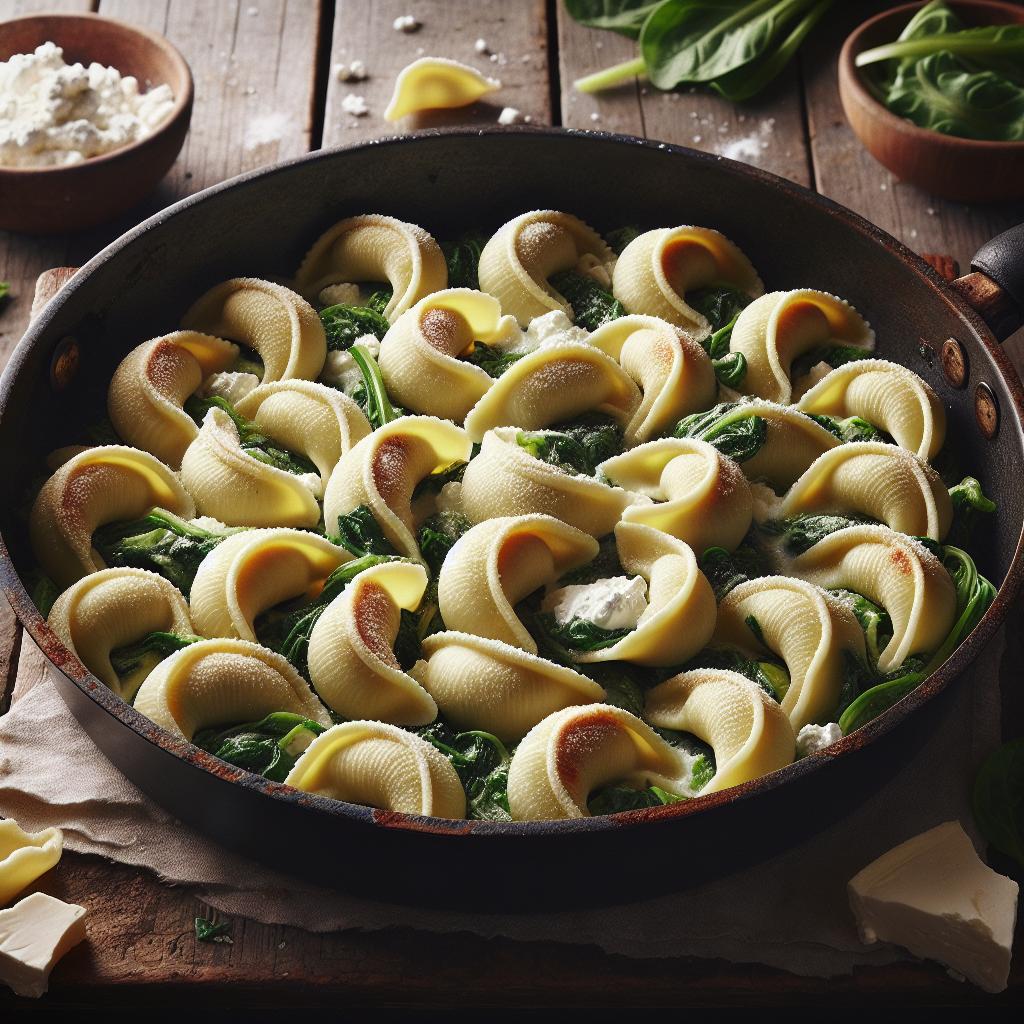 Ricotta and Escarole Puff Pastry Bundles