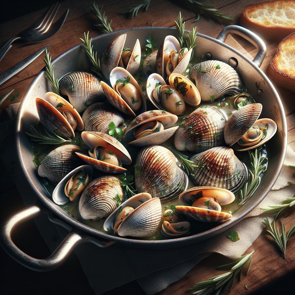 Herb-Stuffed Clams