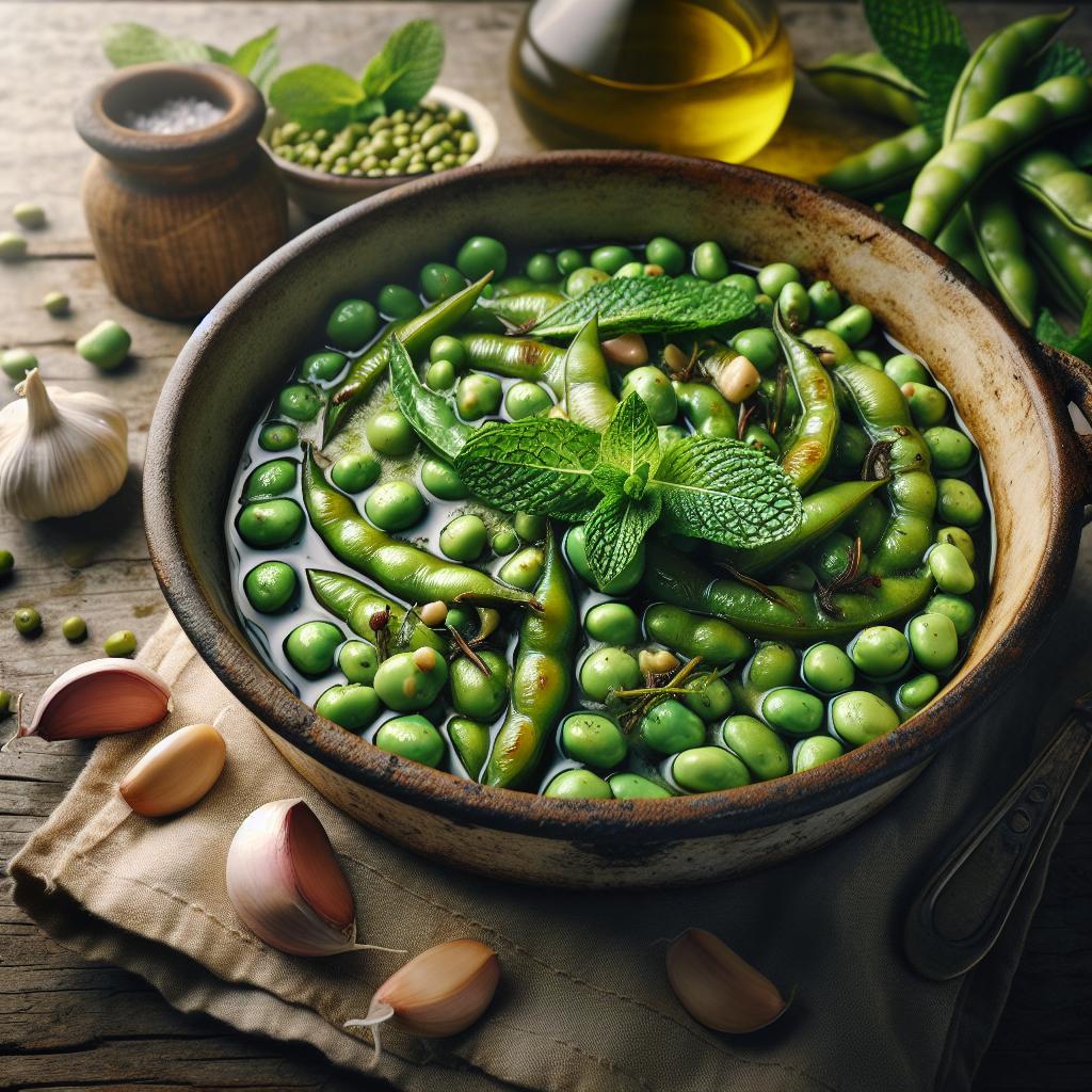 Fava beans with mint