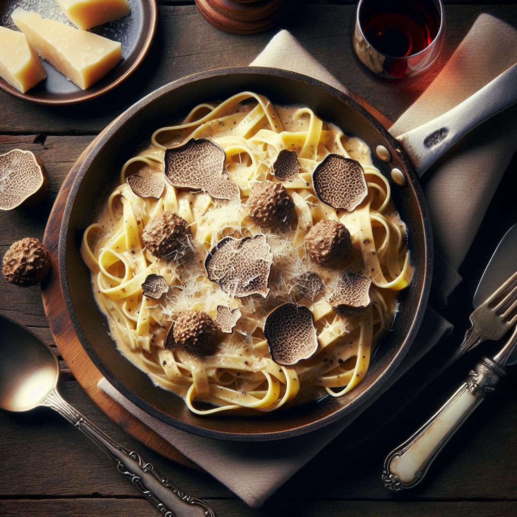 Fettuccine with Truffle Sauce