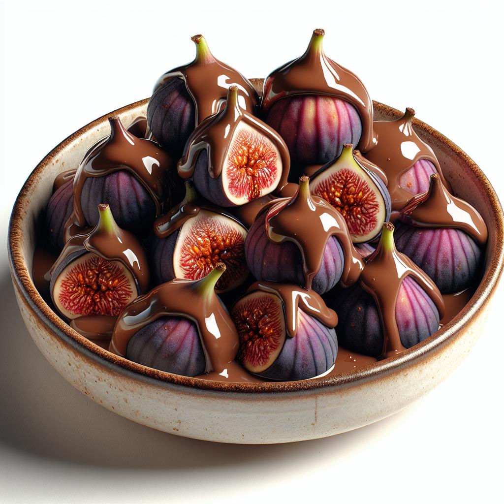 Chocolate Covered Stuffed Figs