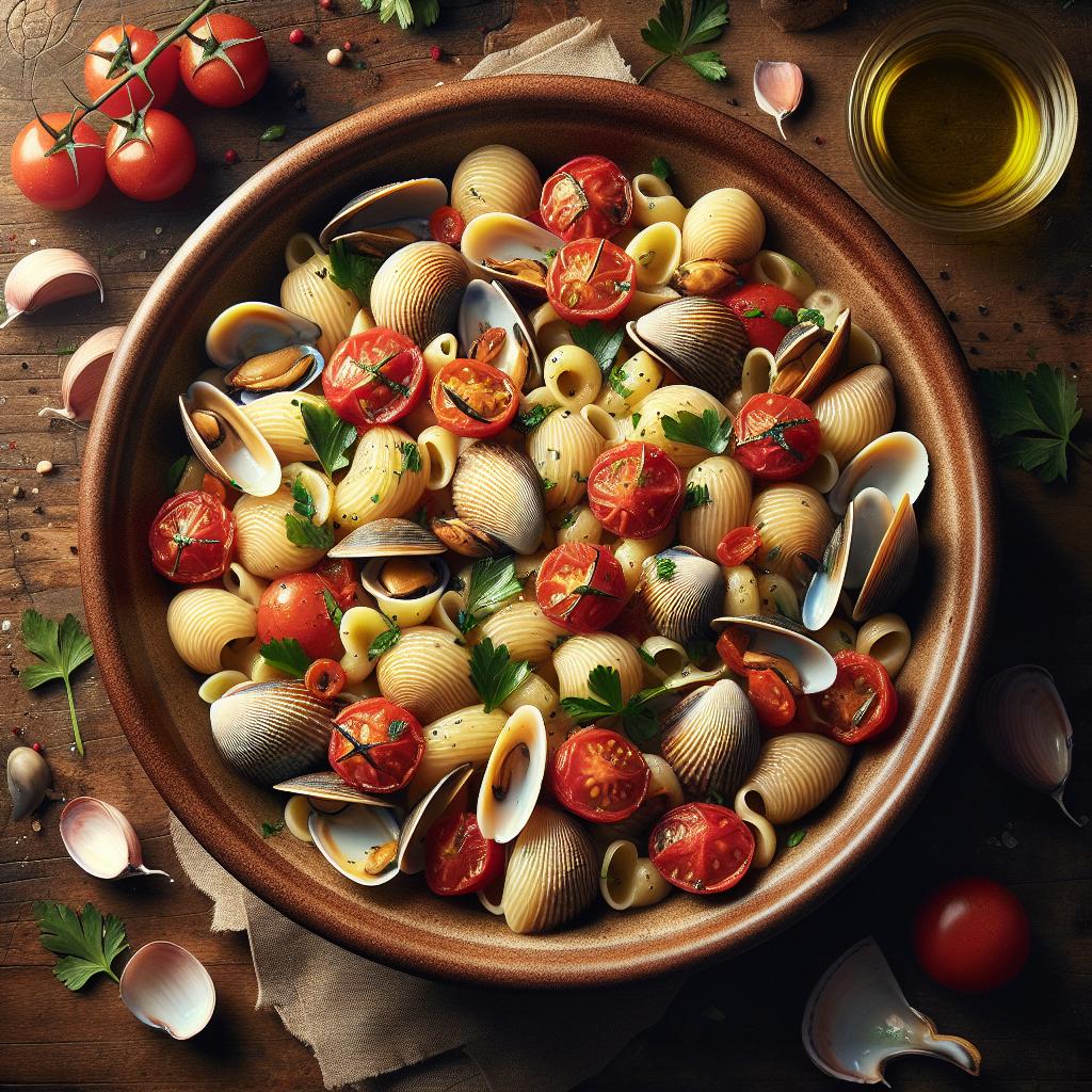 Fregola with clams