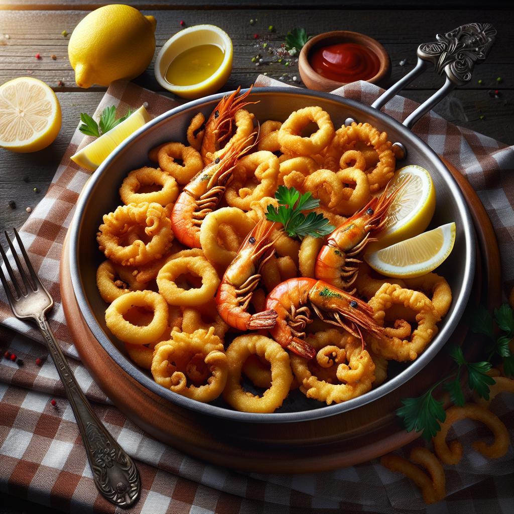 Fried Squid and Shrimp