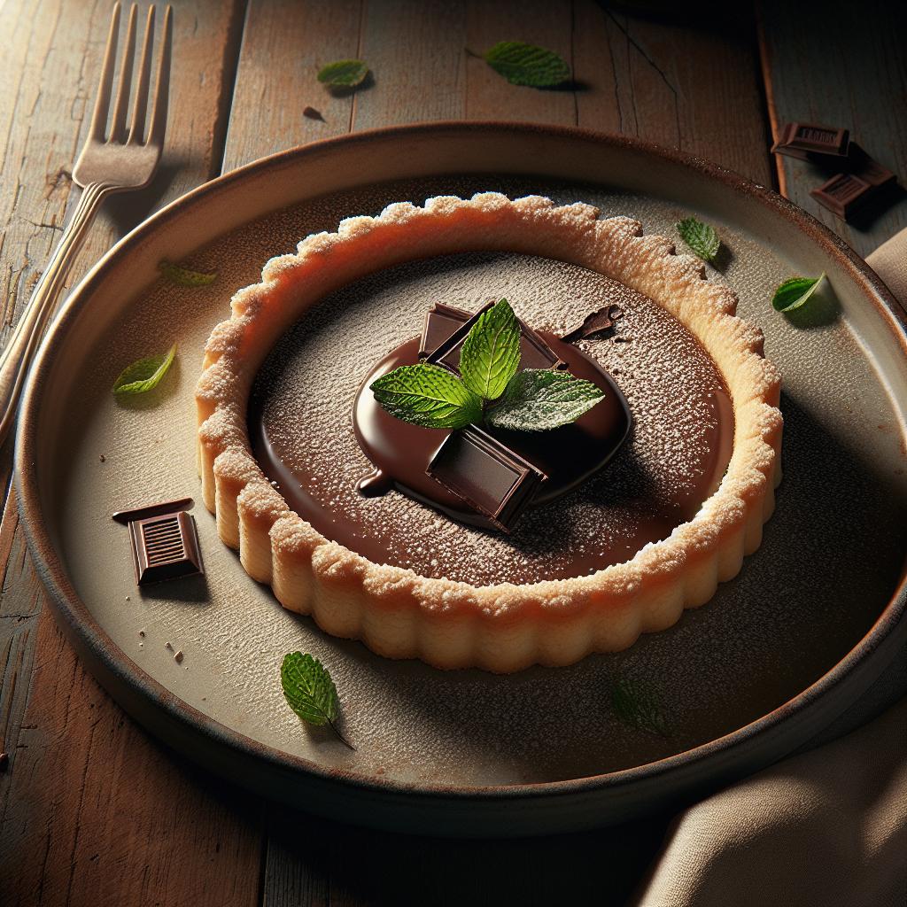 Rice Flour and Dark Chocolate Shortcrust Pastry