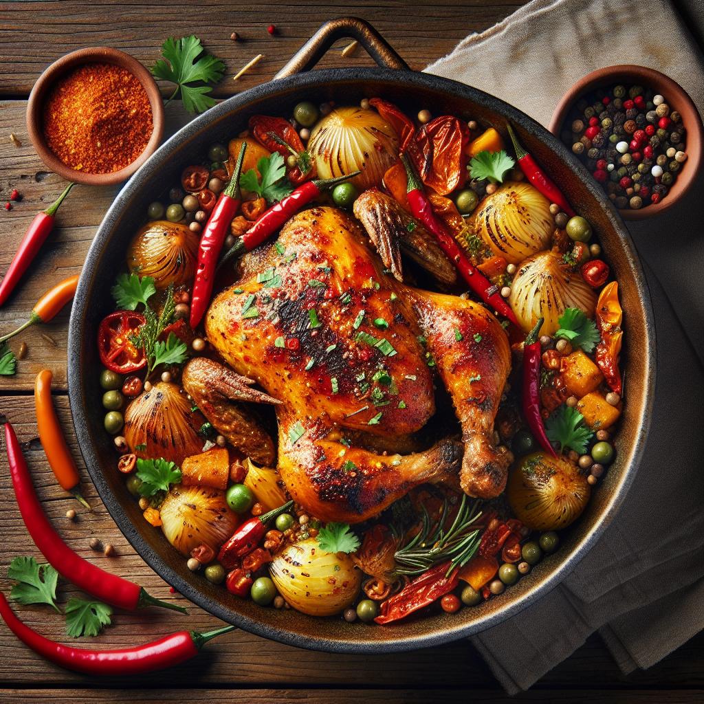 Portuguese Peri Peri Cockerel