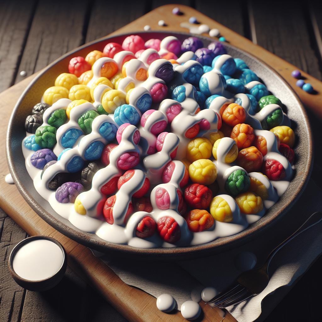 Colored Gnocchi with Yogurt Sauce