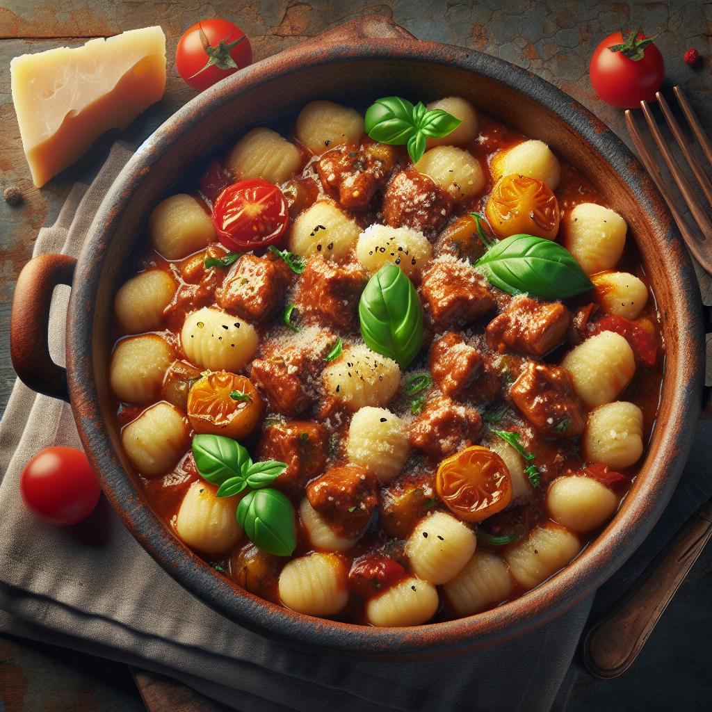 Potato Gnocchi with Lamb Ragù