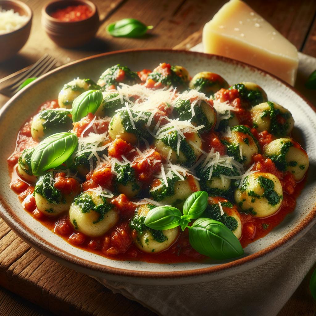 Spinach Gnocconi