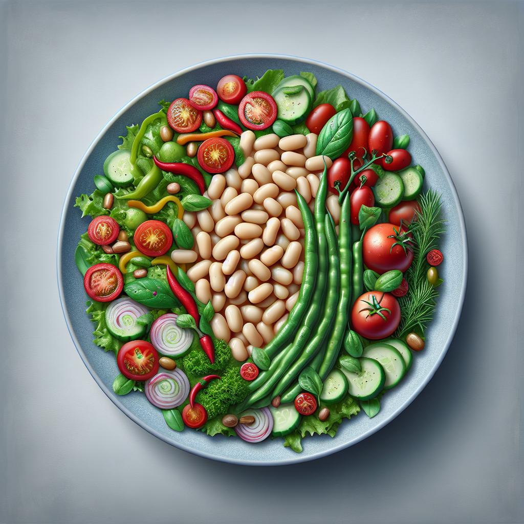 Cannellini Bean Salad with Vegetables