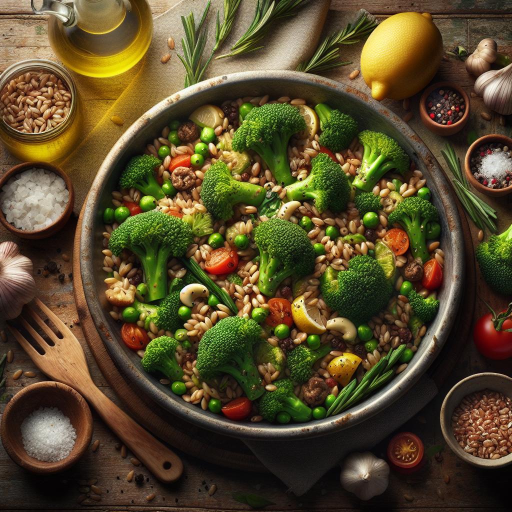 Barley and Broccoli Salad