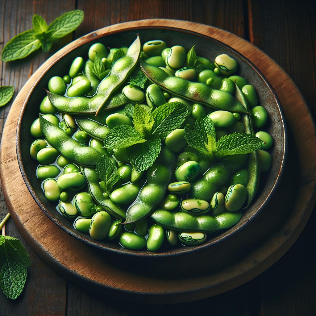 Broad Bean and Mint Salad